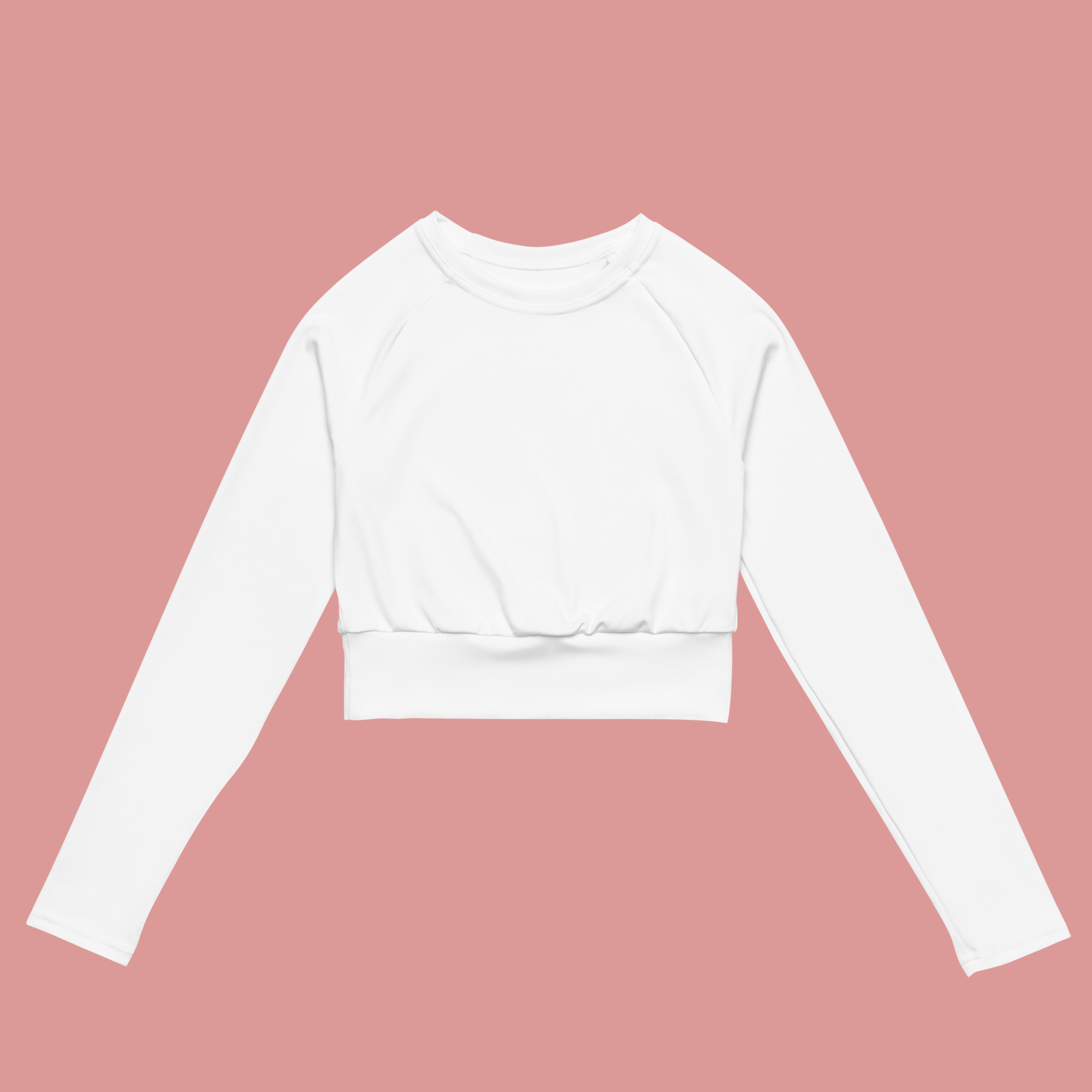 Cropped Long Sleeve - White - FormTheory Athletics