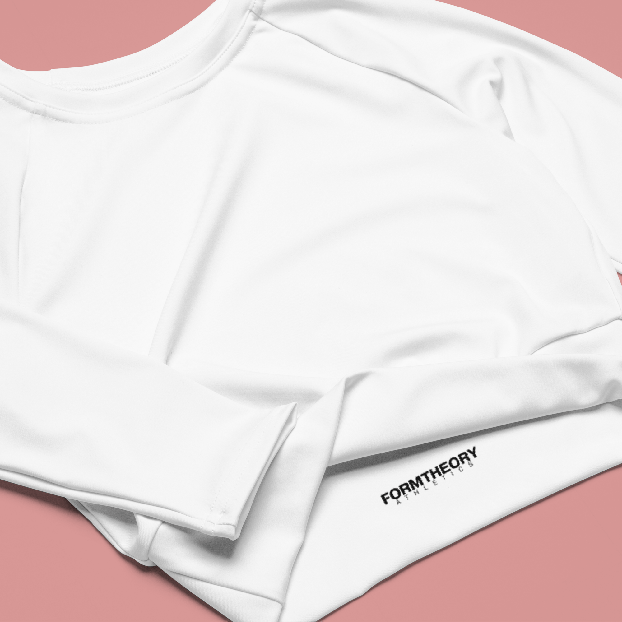 Cropped Long Sleeve - White - FormTheory Athletics
