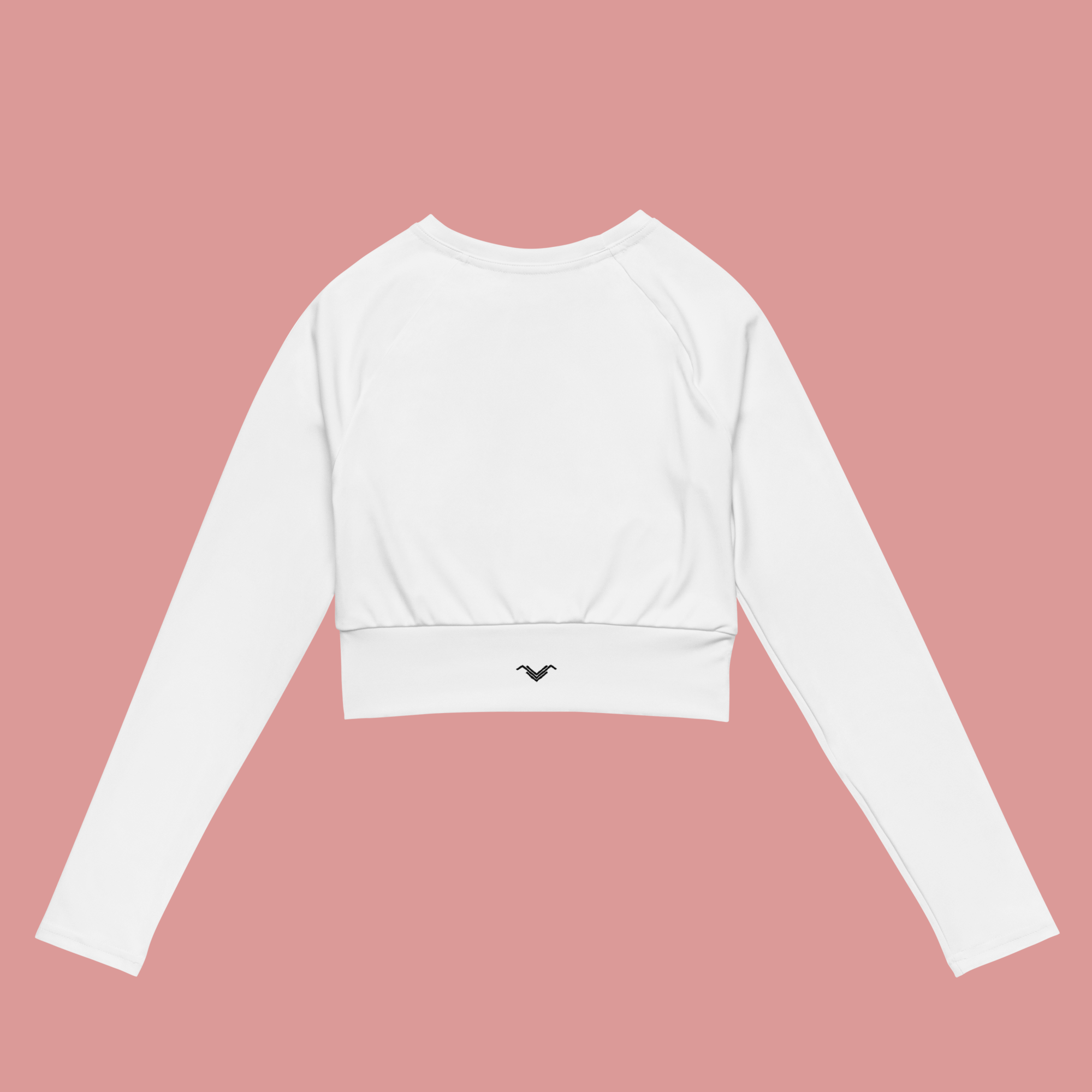Cropped Long Sleeve - White - FormTheory Athletics
