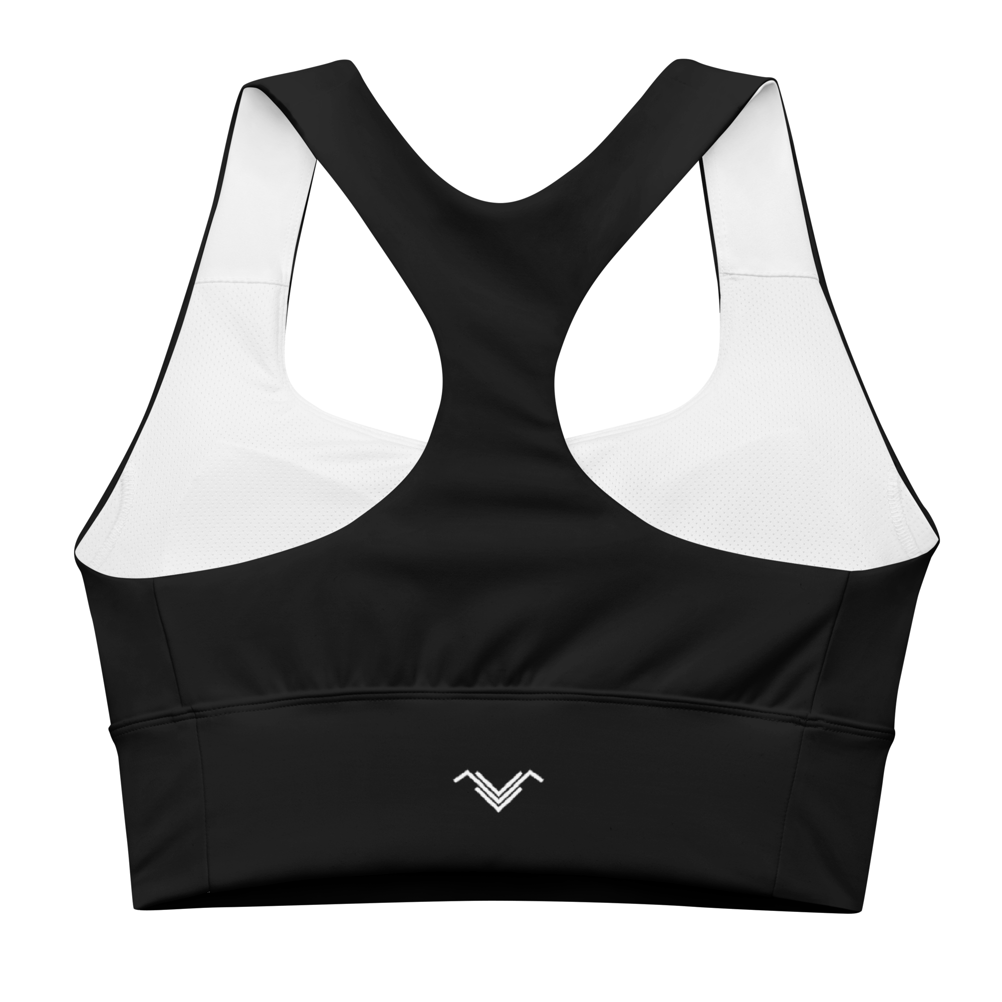 Longline Sports Bra - Black - FormTheory Athletics