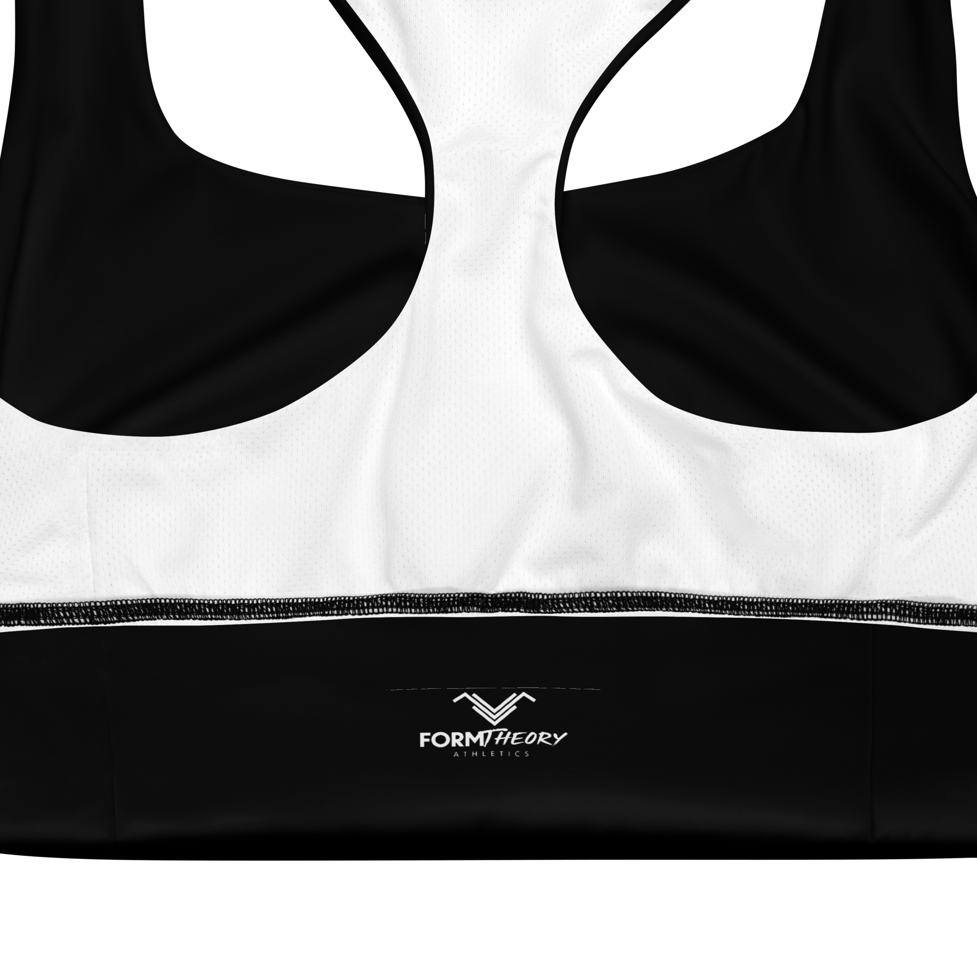 Longline Sports Bra - Black - FormTheory Athletics