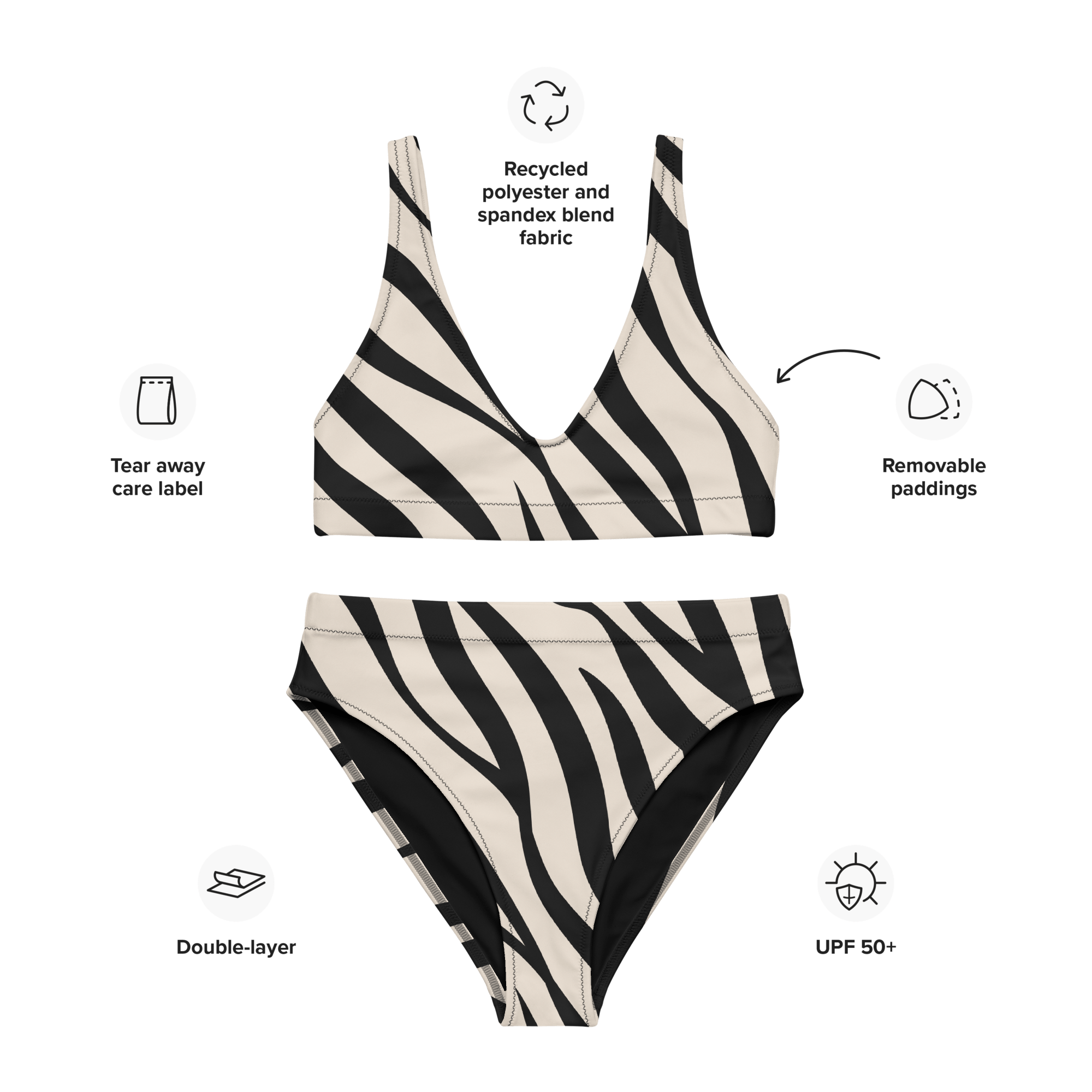 Recycled High-Waisted Bikini - FormTheory Athletics
